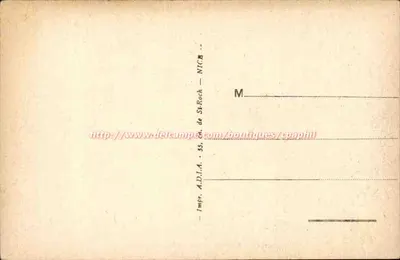 Royan — Le Casino Municipal — Impr. A.D.I.A. de St-Roch — Verso