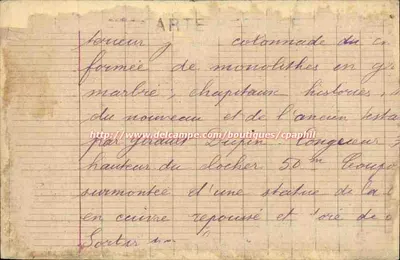 Châteauroux (Indre) — Katedra Najświętszej Maryi Panny (Widok boczny) — Fils - Châteauroux, n°4 — Rewers
