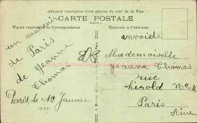 Pamiątkowy pomnik francuskiego żołnierza — 1914-1918 — zakaz reprodukcji — Rewers