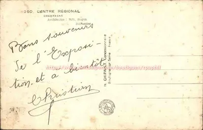 पेरिस 1937 के अंतरराष्ट्रीय प्रदर्शनी — अमेरिका के पाविलियन — H. CHIPAULT, बुलोन-सर-सीन — पीछे