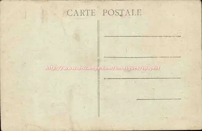 Place de la Concorde — Paryż — E.M., nr 5007 — Rewers