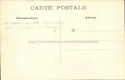 Parigi - Archivi Nazionali - Salone del Principe di Soubise — B.F., Parigi — Verso