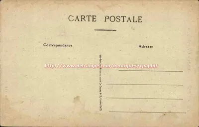 La Flèche — Castelo de l'Arthuizière — Gr. Thibault, coleção La Flèche — Verso
