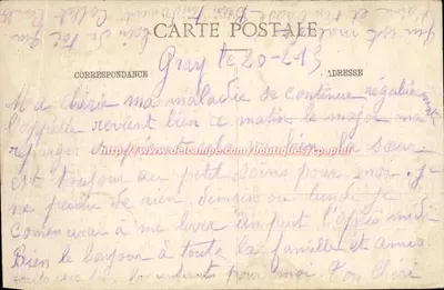 Gray - Most wiszący w dół — Imp. Lib. A. Bergeret, Gray — Rewers
