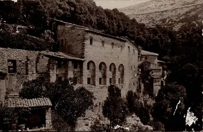 Assisi - Os Carceri — vista de Orvieto — editor desconhecido