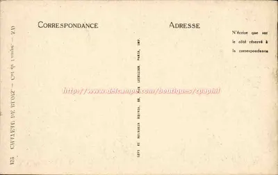 Castelo de Blois — Cul-de-lampe — ND — Verso
