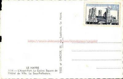 Le Havre — widok panoramiczny — Tito — Rewers