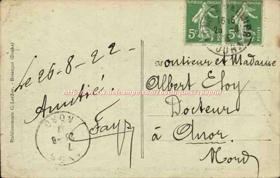 Arbois (Jura) — Piękne miejsca w Franche-Comté — Ogólny widok — C.L.B. n°1301 — Rewers