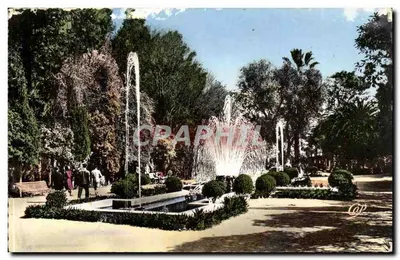 Oujda — Vista no Jardim Público — Cie des Arts Photomécaniques, n°160