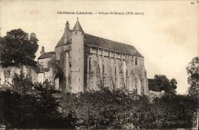 Château-Landon — Abadia de São Séverino (século XII) — editor desconhecido