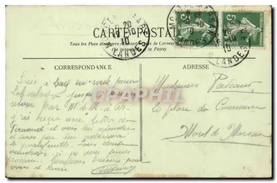 Dax — Katedra św. Pawła w Dax — Kolekcja Gorce phot.-wyd., Talence (Gironde) n°36 — Rewers