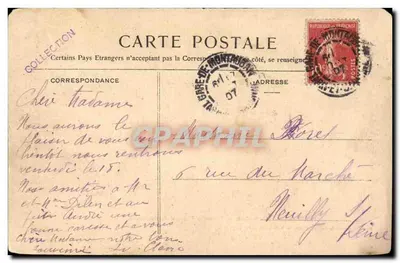 Montauban — Bursa i Sąd Handlowy — J. Montaut, wyd., Montauban — Rewers