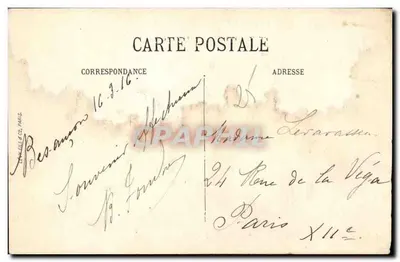 Besançon — La Citadelle vista da Tarragno — LL. n° 111 — Verso