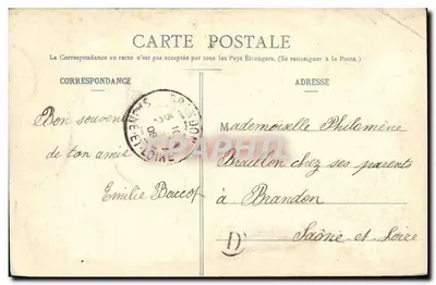 Chagny — Zamek Gare — Wydawnictwo Glacis-Voyelles — Rewers