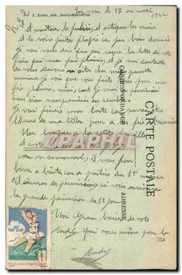 Hartmannswiller (Alzacja) — ruiny po wojnie — J. Kunts, wydawca, Soultz-Haut-Rhin — Rewers