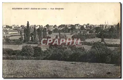 Bourbon-Lancy (Saône-et-Loire) — Vista Geral — Editor: P. Dufour, n° 417