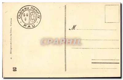 Pau - Zamek - Wieża kradzieżowa Henryka IV — Rewers