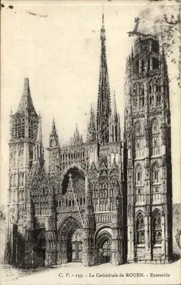 A Catedral de ROUEN - Conjunto — C.V. - 139