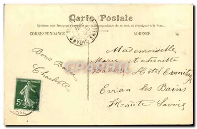 Fécamp — Vista geral e a Igreja da Antiga Abadia. — Verso