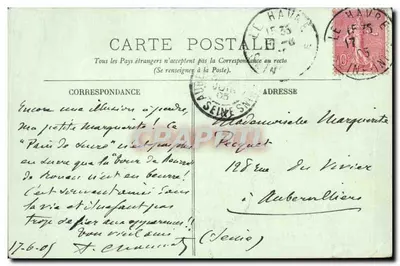Sainte-Adresse — Le Pain de Sucre — LL. — N°73 — Verso