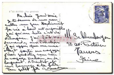 Le Havre — Pejzaż ogólny — G. Iwani, wydawca (N°2) — Rewers