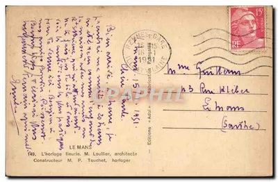 O relógio florido em Rennes - Estação - Edições Adol — Verso