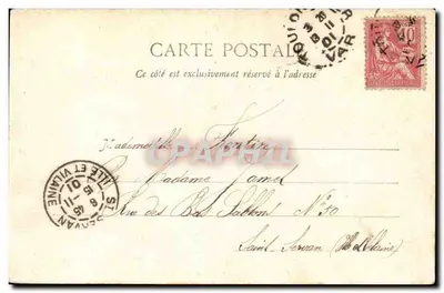 Le Génie Maritime & La Darse — Toulon-sur-Mer — A. Bougault, wyd.-fot. n°542 — Rewers