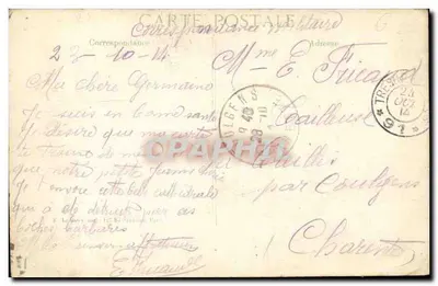 Catedral de REIMS - Notre-Dame — editor E. Lebègue, n° 187 — Verso