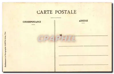 AIX-les-BAINS - O Grande Círculo — Coleção Artística n°2203 — Verso