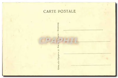 Lago de Annecy — Duingt - St-Germain e as Dentes de Lanfon — Cartas « La Cigogne » Strasbourg — Verso