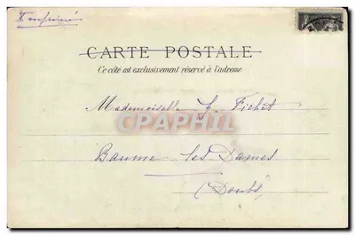 Rouen — Hotel du Bourgtheroulde — wydawca nieznany, nr 29 — Rewers