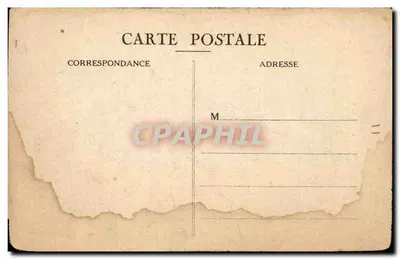 Harfleur (Seine-Inf.) — widok kanału i kościoła — Almanach Vermot, Cl. Horizons de France — Rewers