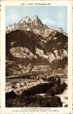 As Alpes Pittorescas — Os Quais e as Aiguilhas de Varens — Sallanches (Hte-Savoie) — n°76