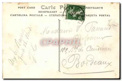 Jezioro Bourget i Abpia Haute-Combe — Oaza Aix-les-Bains — ND Phot. — Rewers
