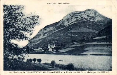 Arredores de CHAMBERY-CHALLES-LES-EAUX — La Thuile (alt. 860 m.) e Galoppaz (alt. 1686 m.) — Savoie Tourisme