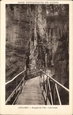 Gorges do Fier — As enchentes — Sítios pitorescos da Saboia