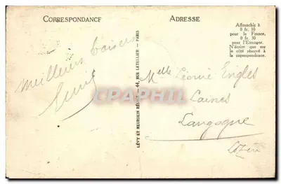 Aix-les-Bains — Vista general y el Mont Revard — LL — Reverso