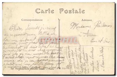 Le Mans — A Caixa de Poupança — R. Barbier, Edit. Le Mans — Verso