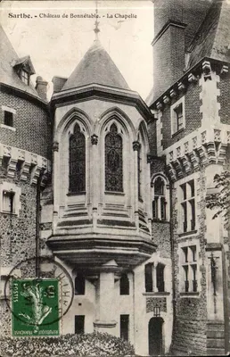 Sarthe - Castelo de Bonnétabelle - A Capela