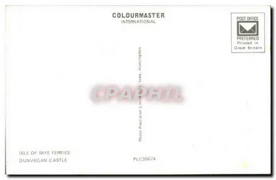 Witaj z wysokiej szkółki z wyspy Skye — Colourmaster International, PLC35674 — Rewers