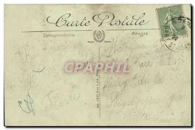 Bordeaux — La Place, la Statue de Tourny et le Cours de Verdun — Selecta — Verso