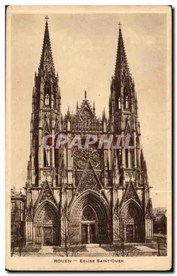 Rouen — Igreja de São Ouen — Edição das Novas Galerias — Rouen