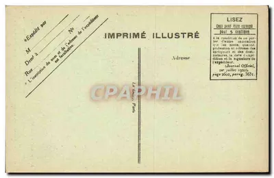 Rouen — Katedra św. Ouen — Imprimé Illustré — Rewers