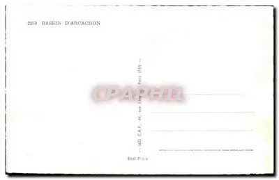 Duna do Pilat — Recordações (alt. 117m) — Réal-Photo, n°2259 — Verso