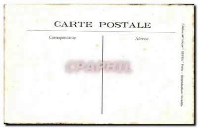Schloss Chenonceaux — Hauptfassade (16. Jahrhundert) — Künstleredition SUPPA Paris — Rückseite