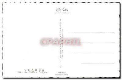 Orange — Starożytny teatr — Lumicap, Paryż-19e — Rewers