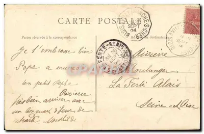 Romorantin – Hotel Podprefektury – B. F., Paryż, nr 13 — Rewers
