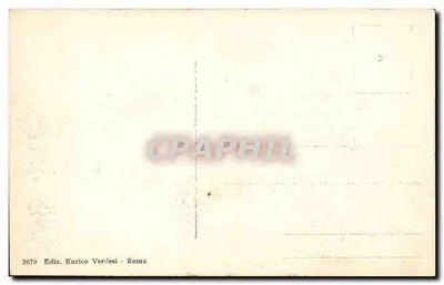 Rzym — Bazylika św. Piotra z Piazza i Colonnato — Wydawca Enrico Verdesi, nr 3679 — Rewers