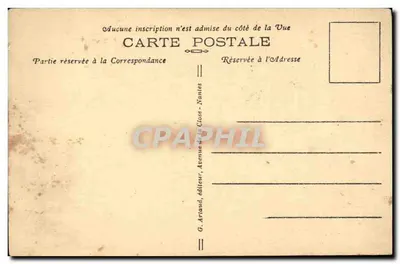 Lisieux — Visão geral da Capela do Carmelo e da Sala dos Lembranças — G. Artaud, editor — Verso