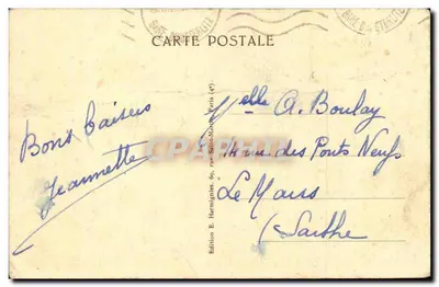 Paris — Arco do Triunfo — Harmignies, n°109 — Verso
